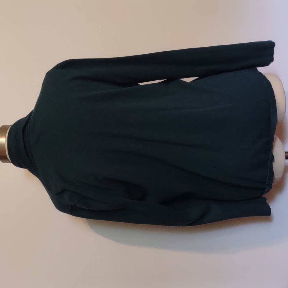 Talbot's Open Front Long Sleeve Cardigan Size Large Green - Picture 4 of 5